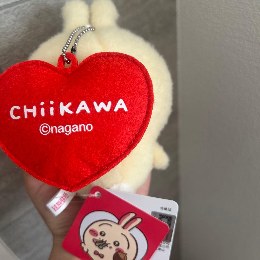 ちいかわ　中国限定　バレンタイン　ぬいぐるみ　ふわふわなマスコット　３点セット
