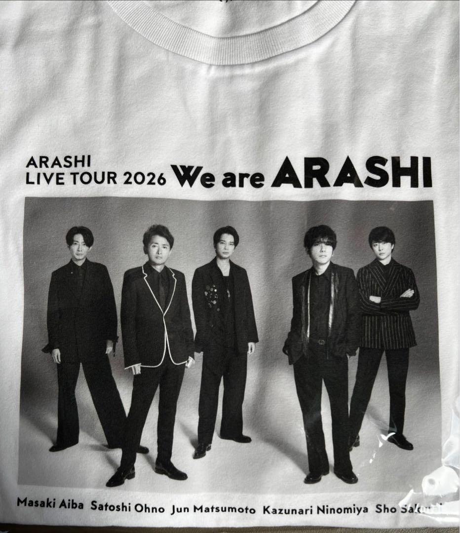 We are ARASHI LIVE TOUR 2026 Tシャツ　嵐　グッズ