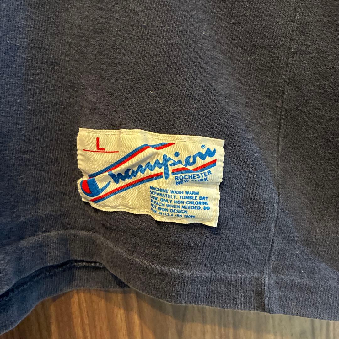 80s デザイン チャンピオン シカゴベアーズ フットボールTシャツ 七分袖 L