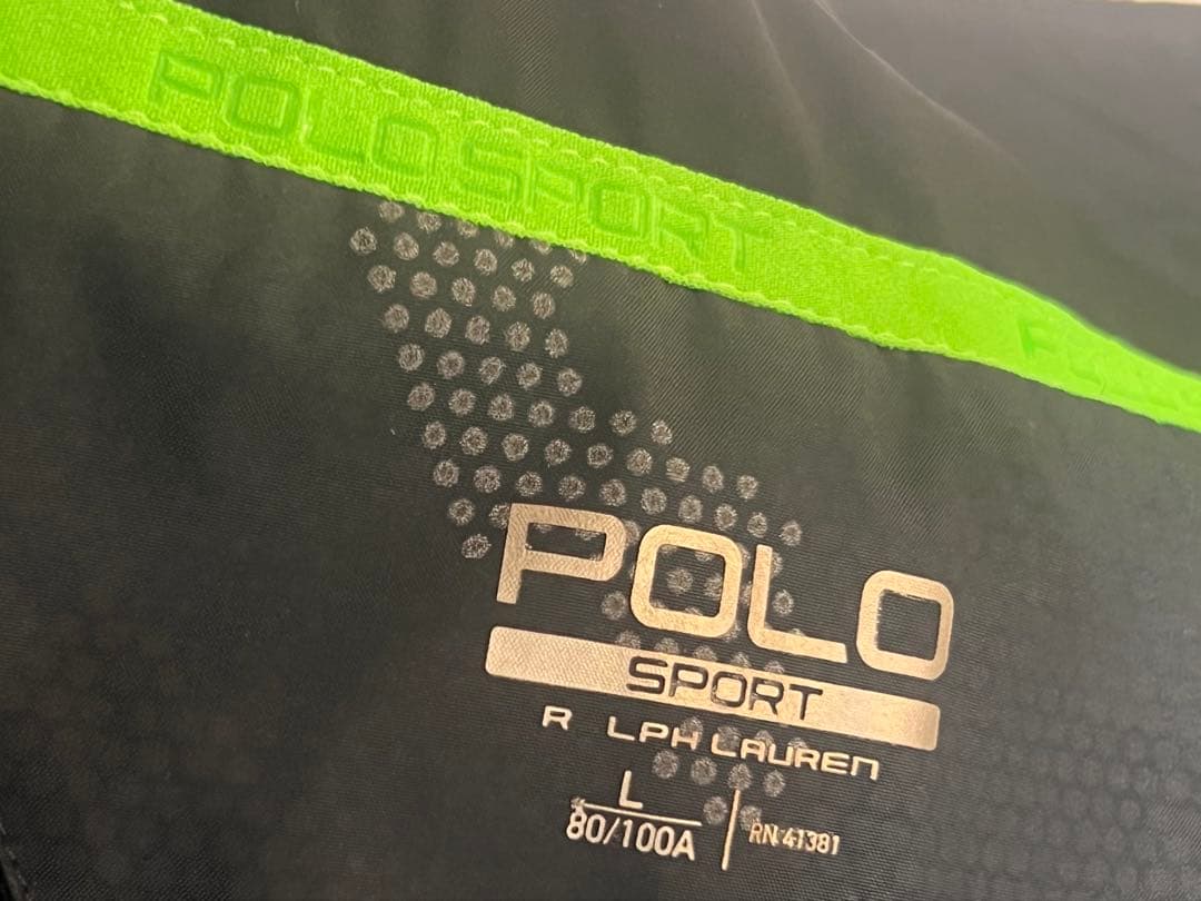 POLO SPORT(ポロスポーツ) ブラック ウィンドブレーカー ジャケット