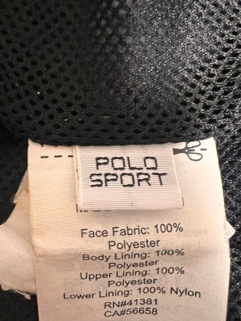 POLO SPORT(ポロスポーツ) ブラック ウィンドブレーカー ジャケット