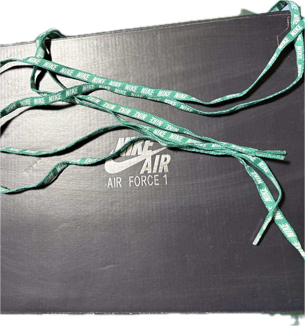 シューズ(男性用) NIKE AIRFORCE1 '07LV8 GREEN/WHITE US10.5