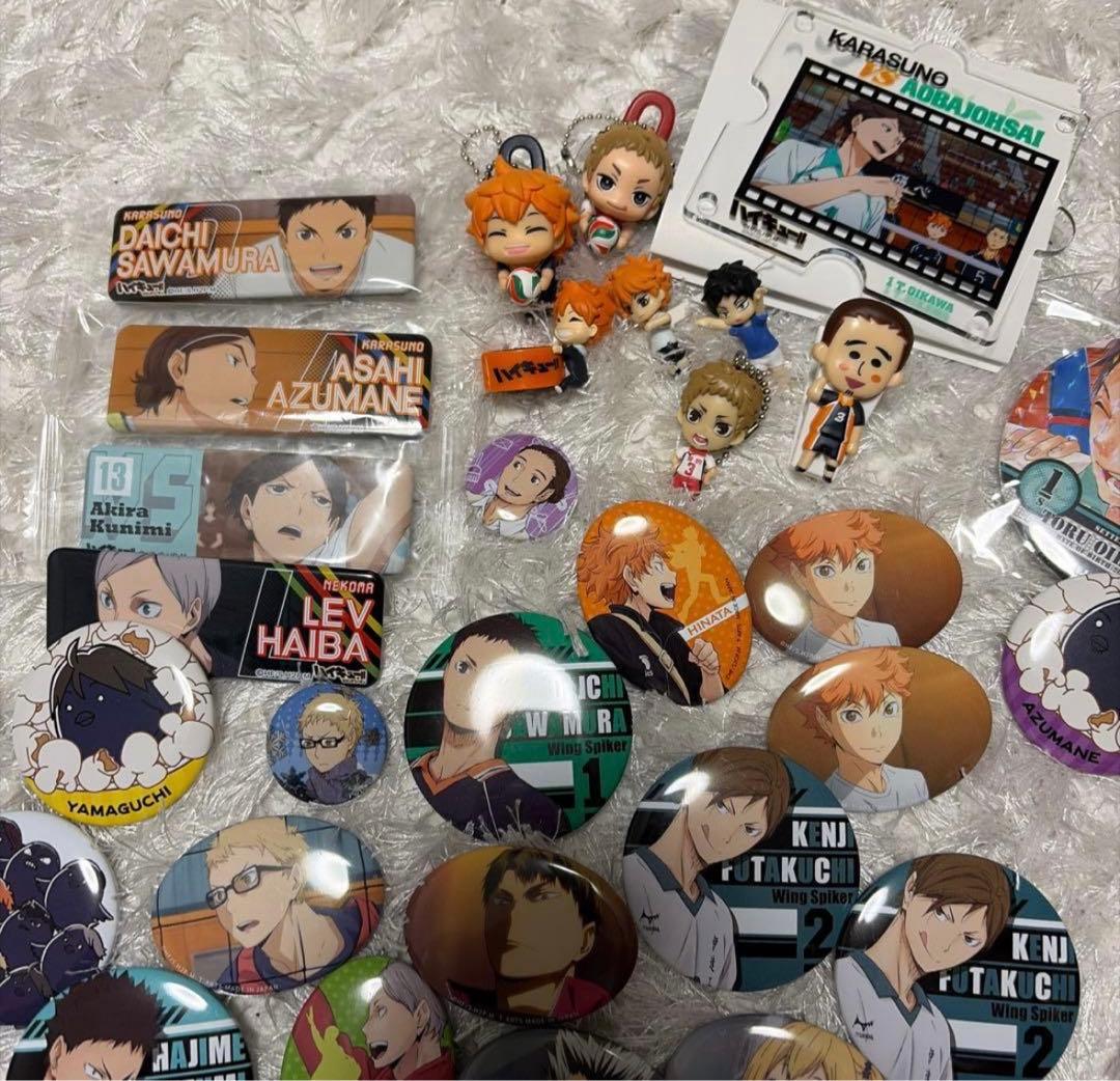 ハイキュー!! グッズ まとめ売り 缶バッジ キーホルダー アクリルスタンド