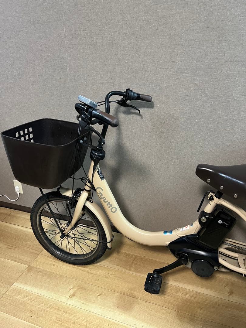 美品 パナソニック 電動アシスト自転車 ギュット、バッテリー16.0Ah