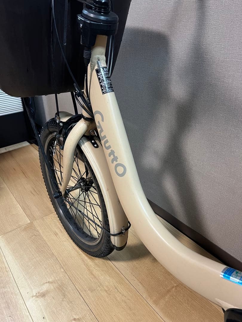 美品 パナソニック 電動アシスト自転車 ギュット、バッテリー16.0Ah