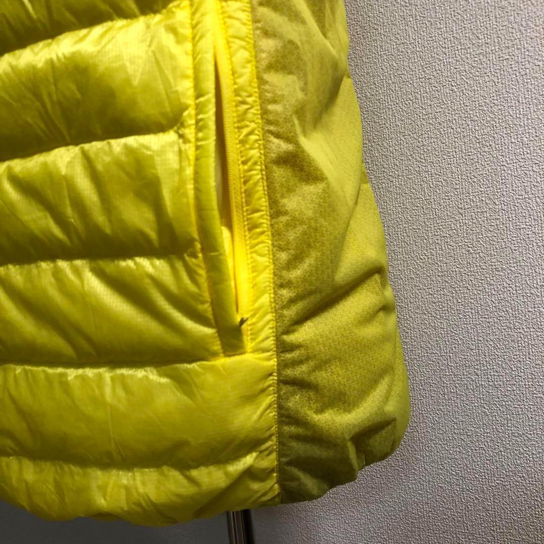 美品 アディダスゴルフ ダブルジップ ダウン ベスト イエロー Mサイズ