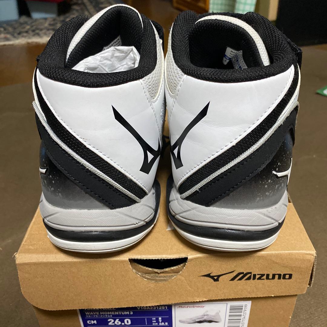 Mizuno バレーボールシューズ 26.0cm ホワイト/ブラック