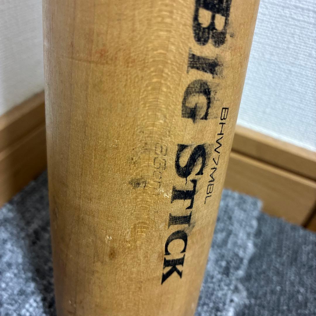 Big Stick 硬式バット 木製 赤グリップ