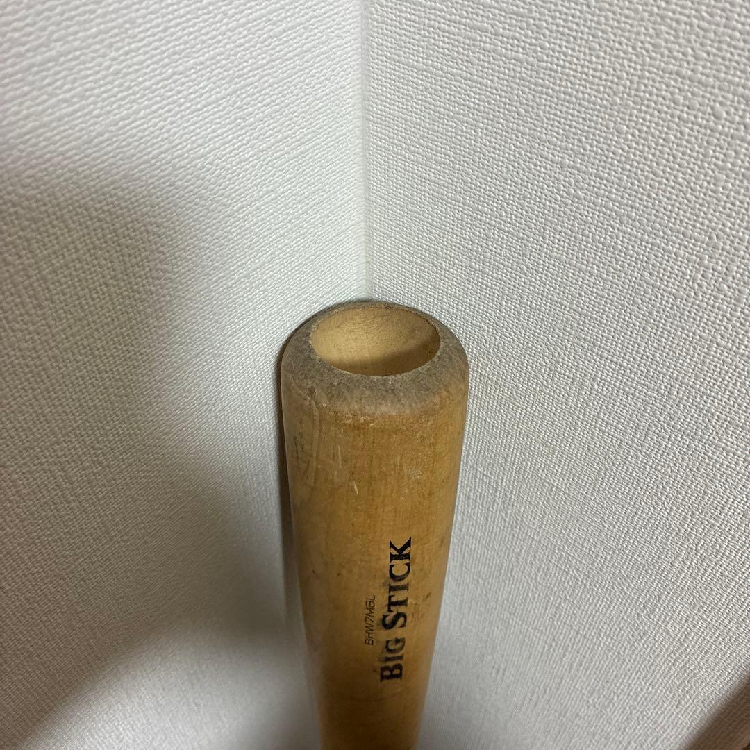 Big Stick 硬式バット 木製 赤グリップ