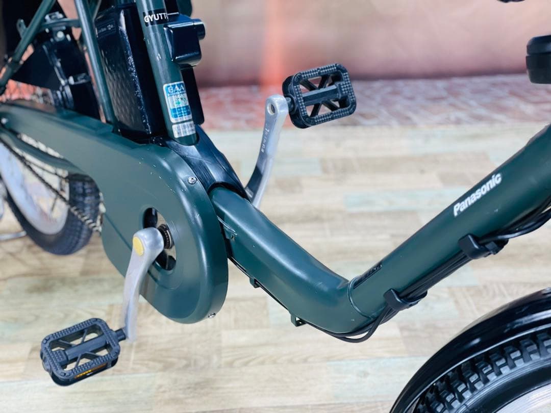 パナソニックギュット⭐️12AH！子供乗せ電動アシスト自転車Y0947-2