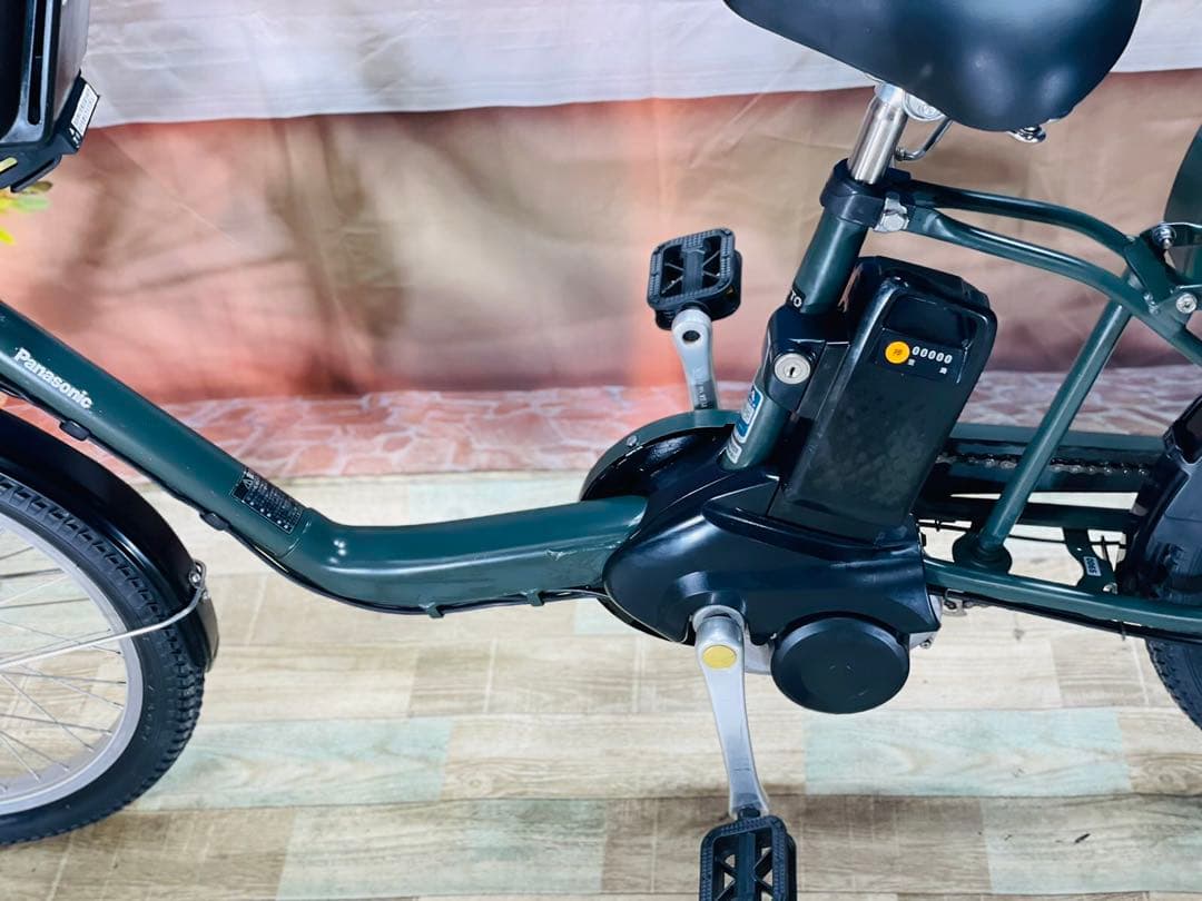 パナソニックギュット⭐️12AH！子供乗せ電動アシスト自転車Y0947-2