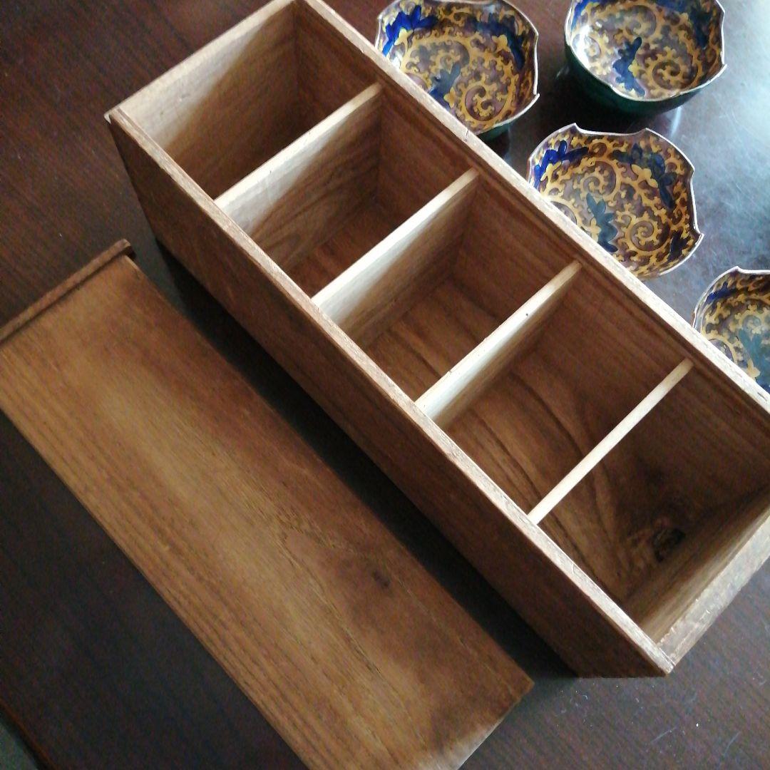 九谷焼　吉田屋蛸唐草向付　5客　12cm　江戸後期