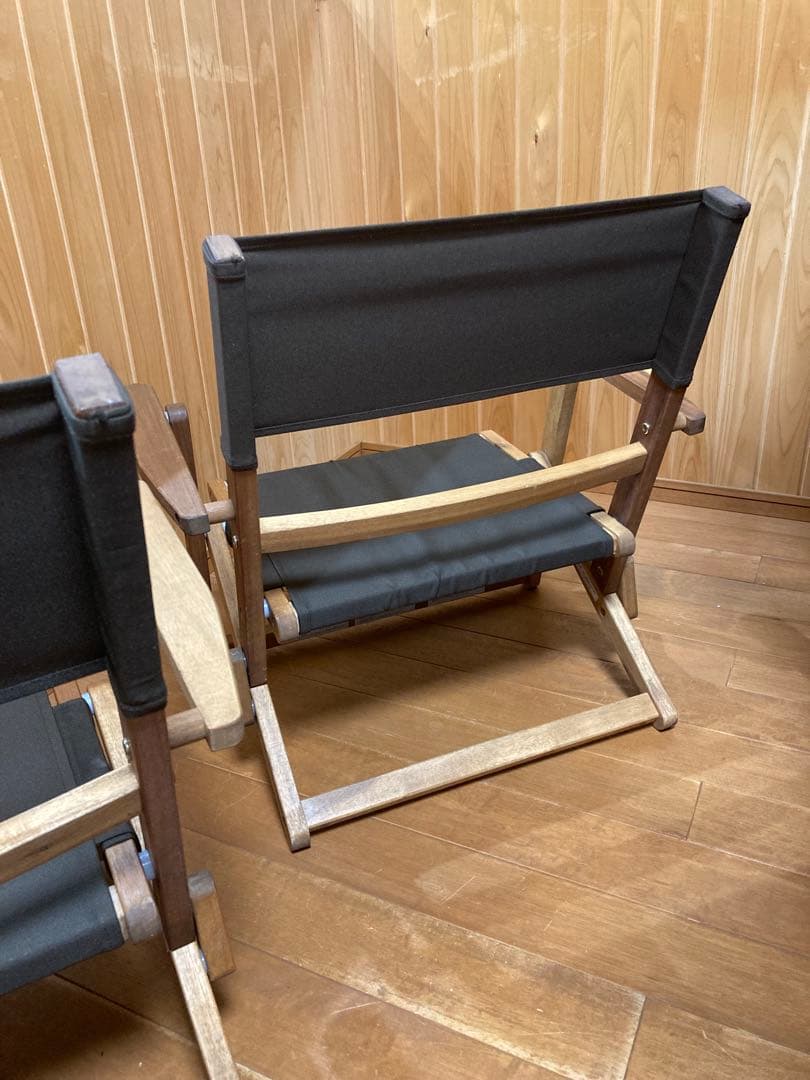 ニトリ　折りたたみキャンプチェア2脚セット