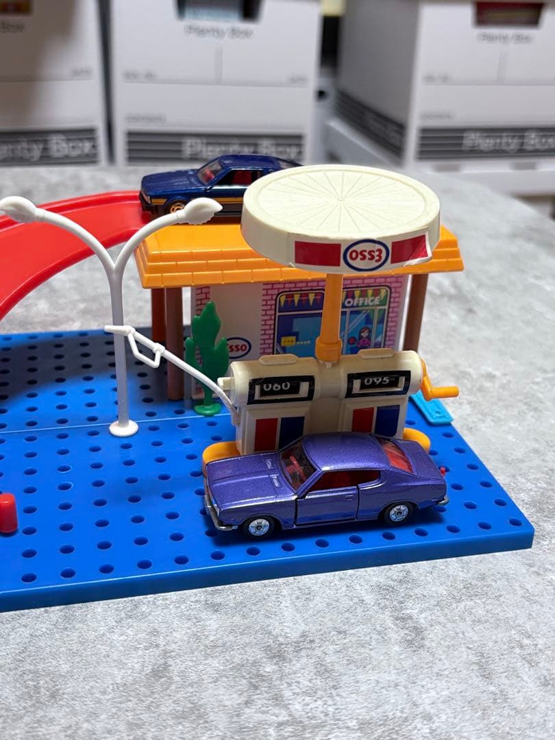 トミカのまち ガソリンスタンド 日本製 ESSO