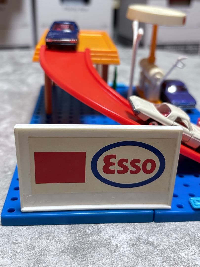 トミカのまち ガソリンスタンド 日本製 ESSO