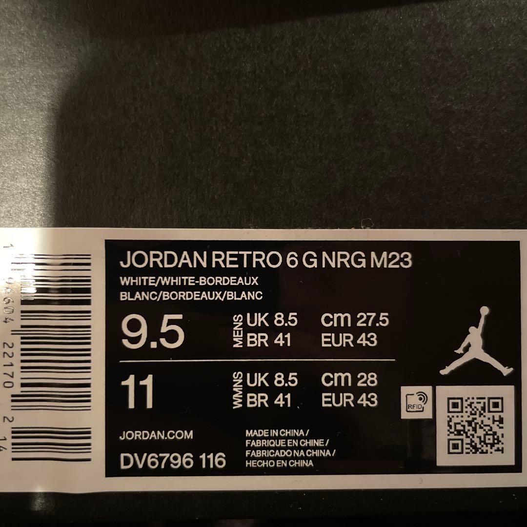 Air Jordan 6 Retro NRG 27.5 ジョーダン6 ゴルフ
