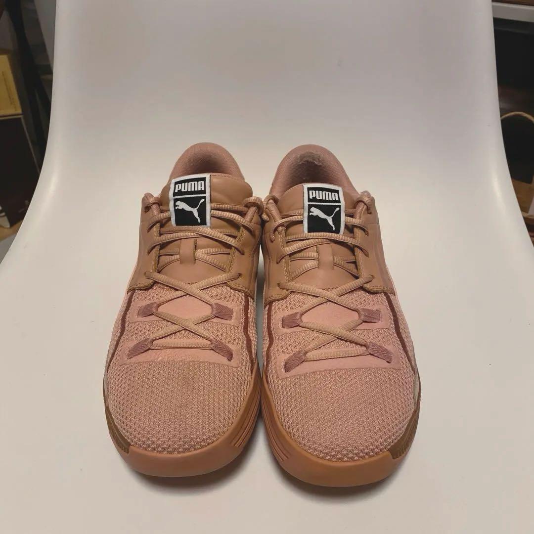 シューズ(男性用) PUMA CLYDE HARDWOOD NATURAL MISTY ROSE