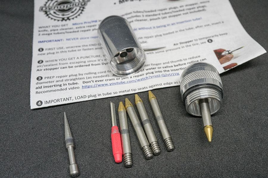 【新品同様】Dynaplug Micro Pro チューブレスタイヤ修理キット