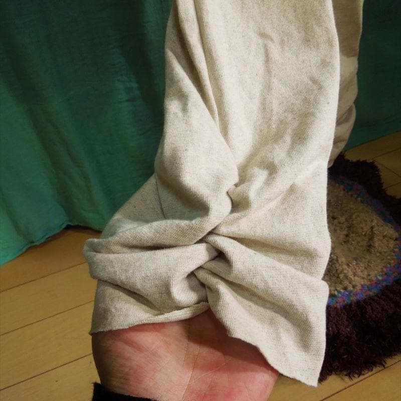 asana ヘンプコットン ヨガパンツ●きなり