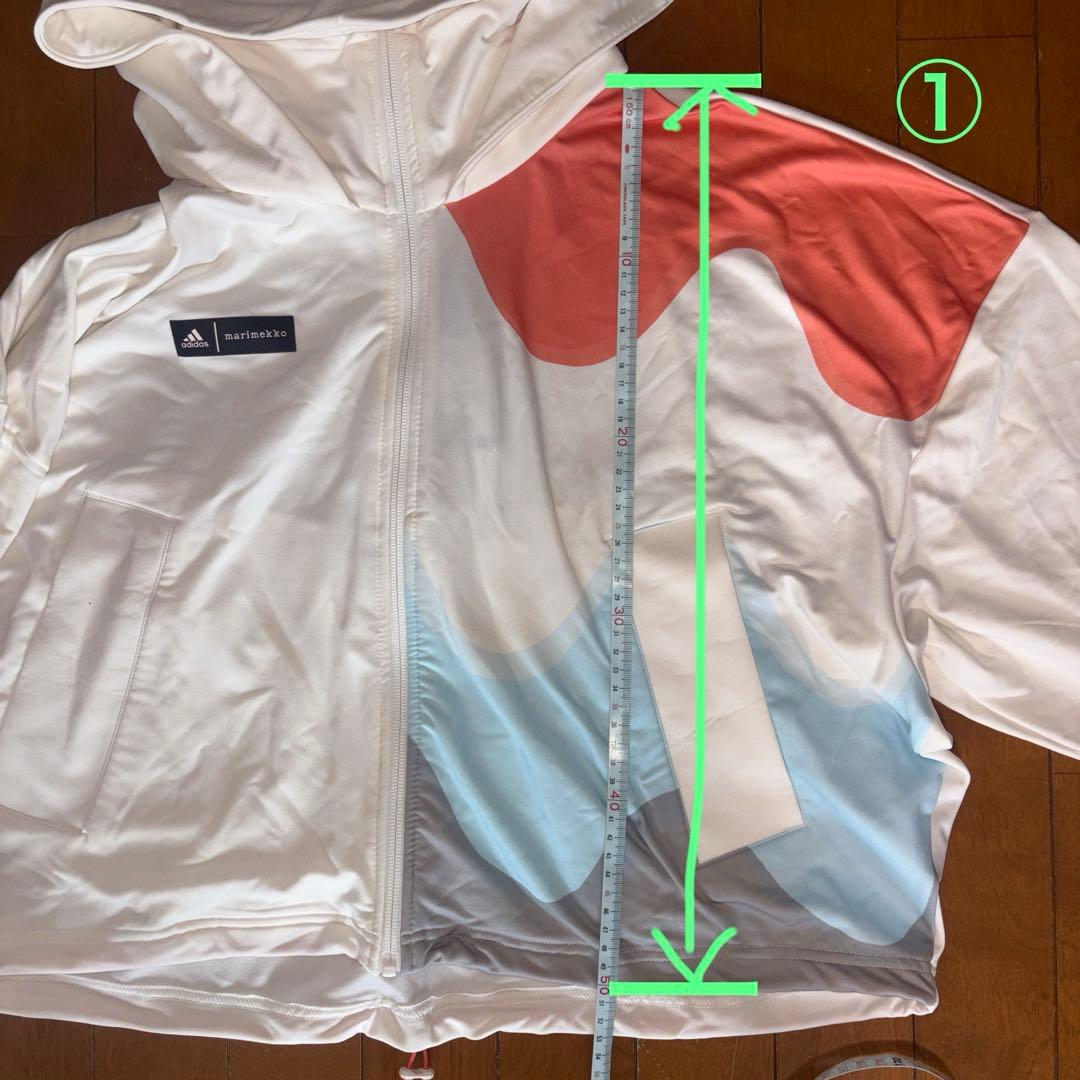 タグ付き新品未使用☆adidas × マリメッコ テニスジャケット パーカー　L