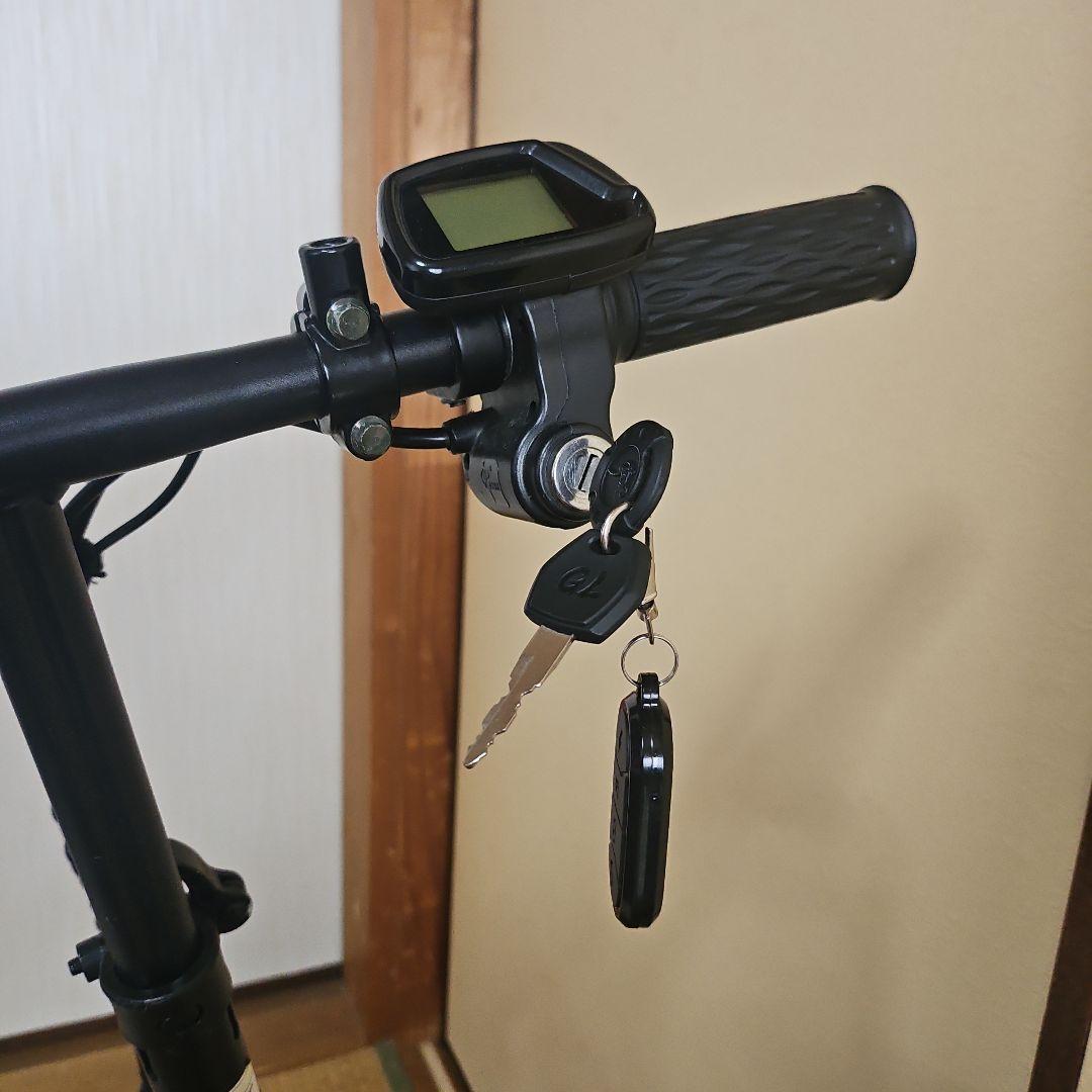 KIK電動アシスト自転車 折りたたみ式 黒