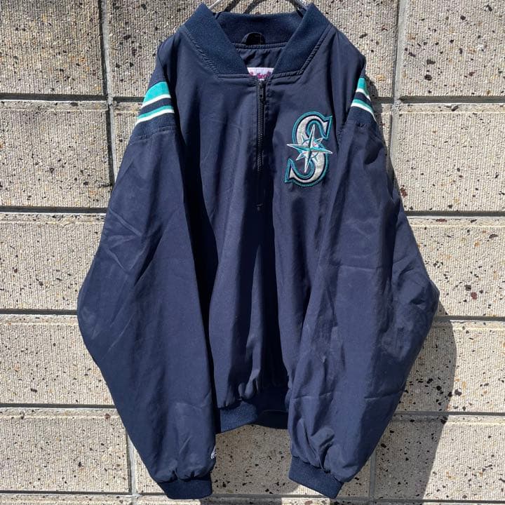 Majestic 90s~00s MLB S.マリナーズ 古着 プルジャケット