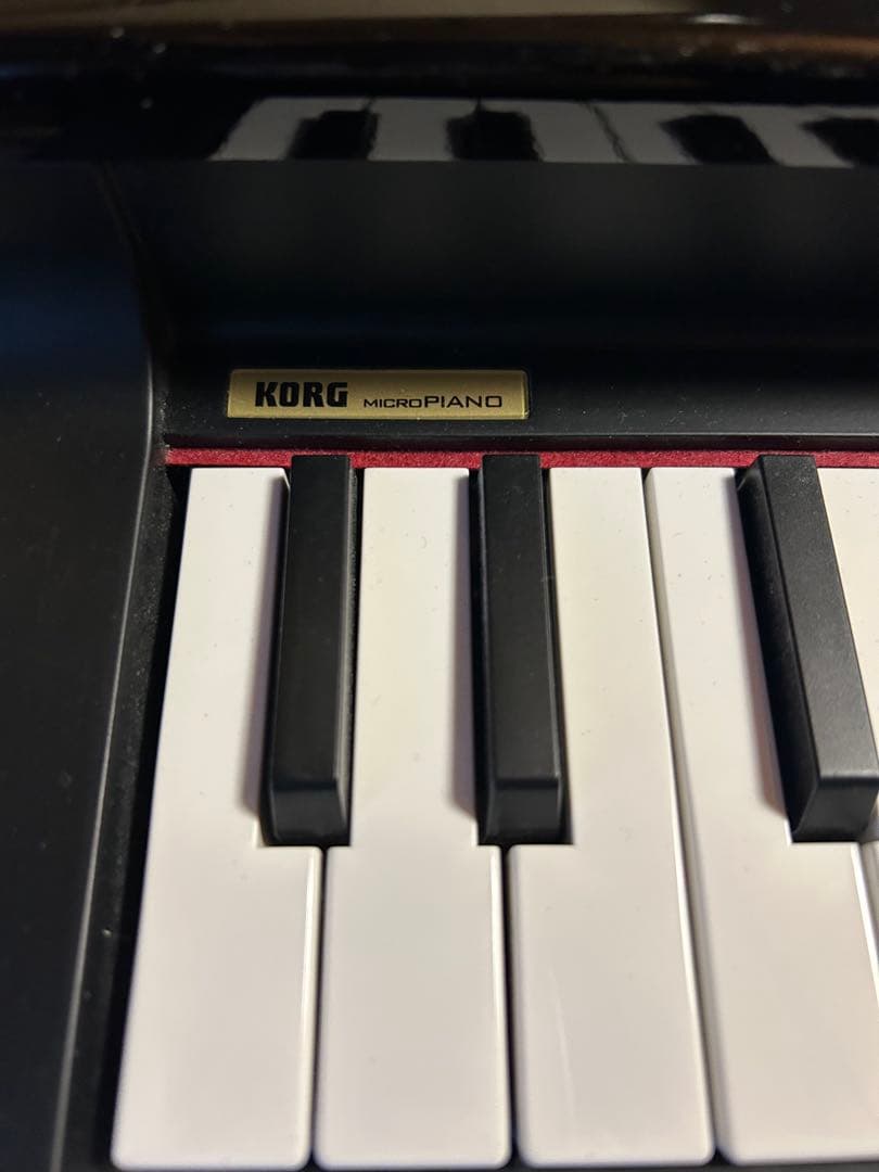 KORG microPIANO BK デジタルピアノ 61鍵 箱付
