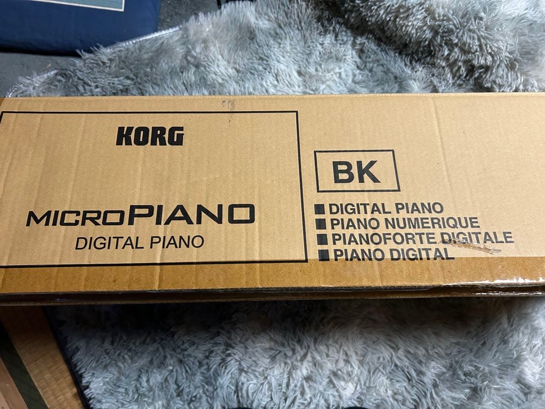 KORG microPIANO BK デジタルピアノ 61鍵 箱付