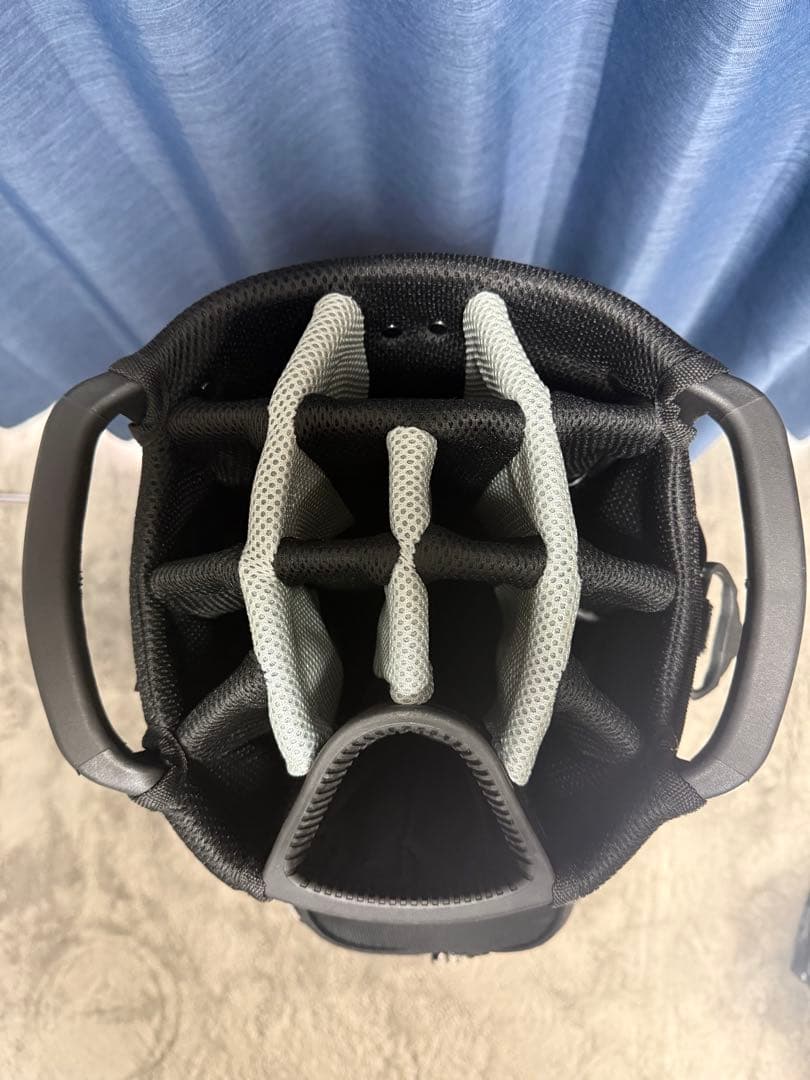 新品 Livsin Golf キャディバッグ ゴルフ9.5型 ブラック グレー