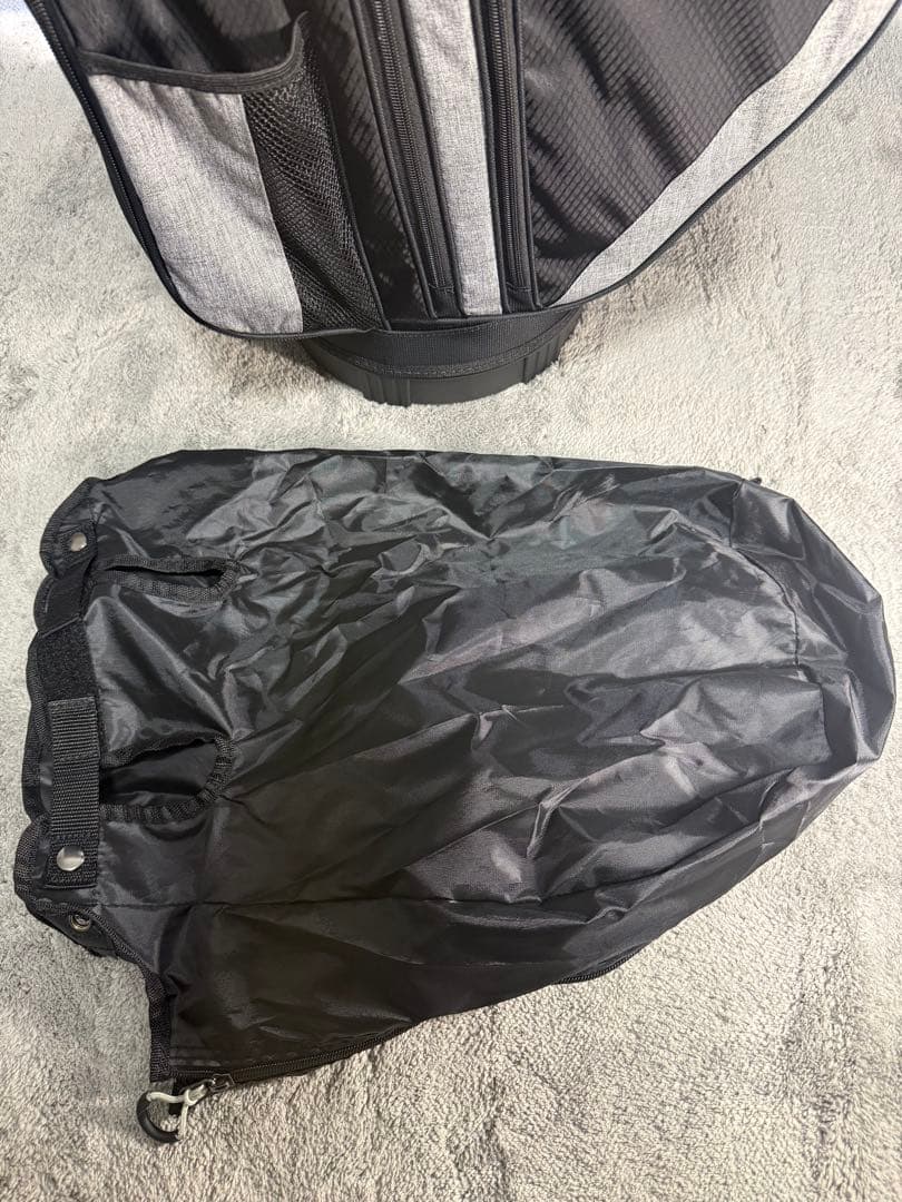 新品 Livsin Golf キャディバッグ ゴルフ9.5型 ブラック グレー