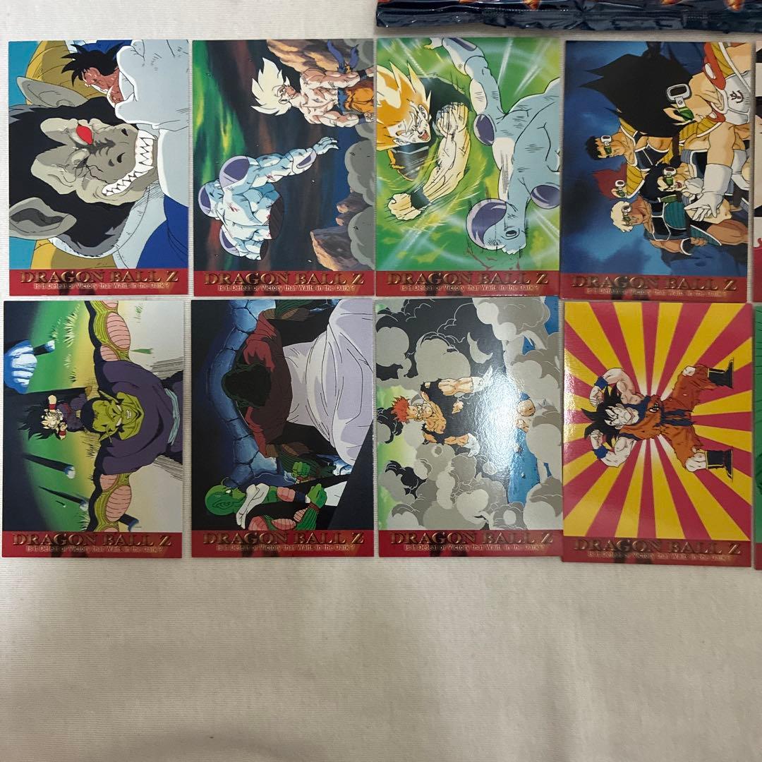 ドラゴンボールz パート2トレーディングコレクション未開封8パックとバラ28枚