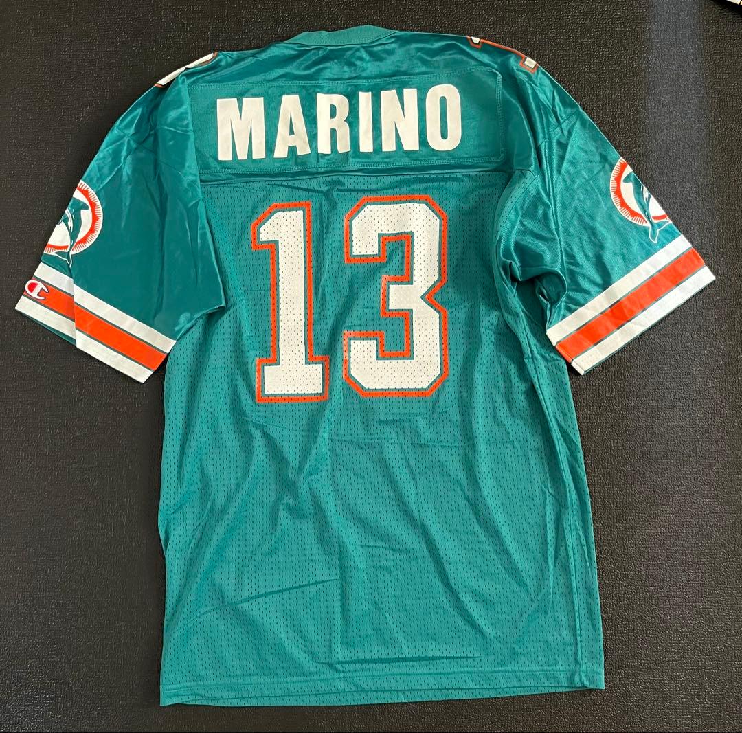 未使用品 ドルフィンズ MARINO 13 チャンピオンタグ ゲームシャツ