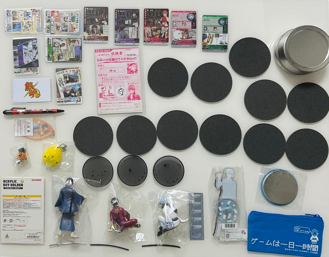 銀魂 カードガム フィギュア コースター まとめ売り