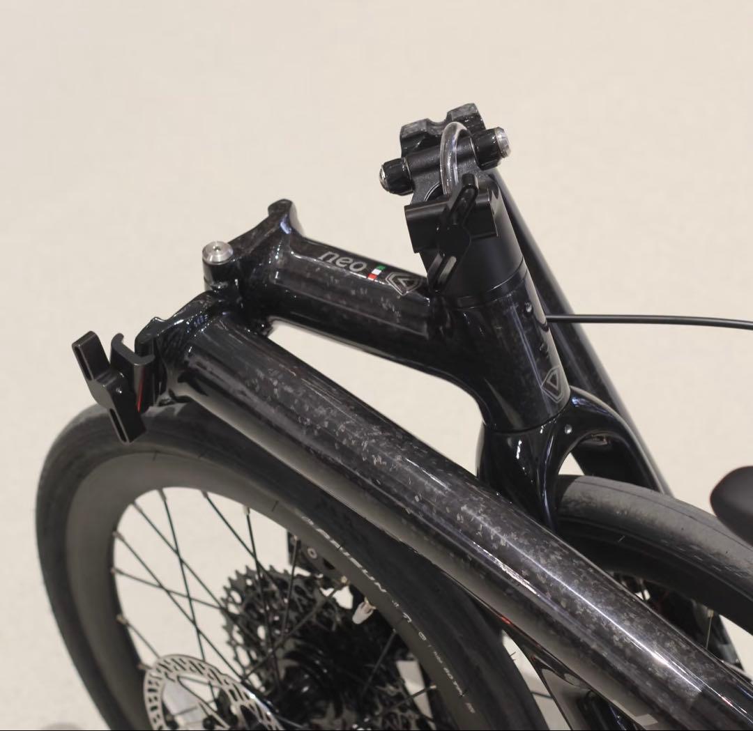 希少フルカーボンフレーム電子変速 brompton同類16インチ折りたたみ自転車