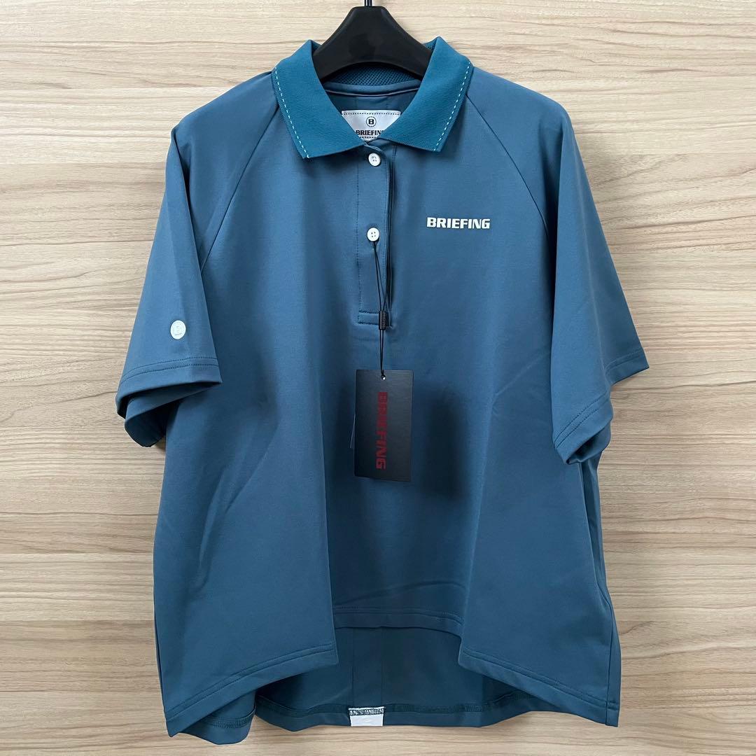 新品★55,000円 BRIEFING&Felisi 上下２枚セット 青緑 S