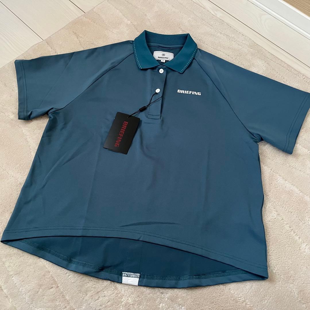 新品★55,000円 BRIEFING&Felisi 上下２枚セット 青緑 S