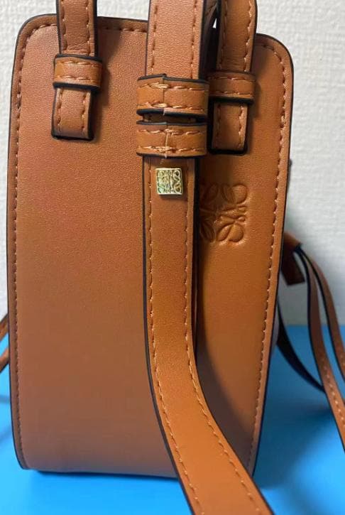 LOEWE ロエベ ハンモック ドローストリング ミニ バッグ ブラウン