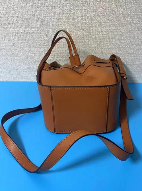 LOEWE ロエベ ハンモック ドローストリング ミニ バッグ ブラウン