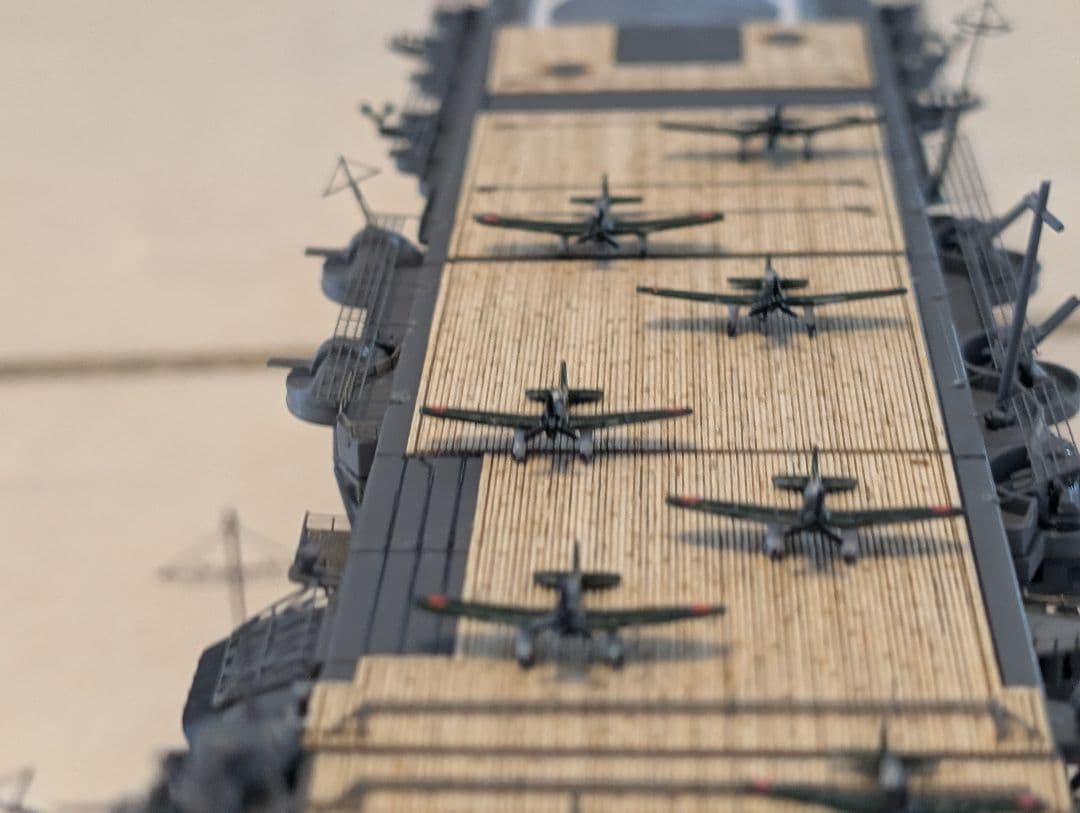 旧日本海軍（帝国海軍）航空母艦　加賀　フルハル　1/700スケール
