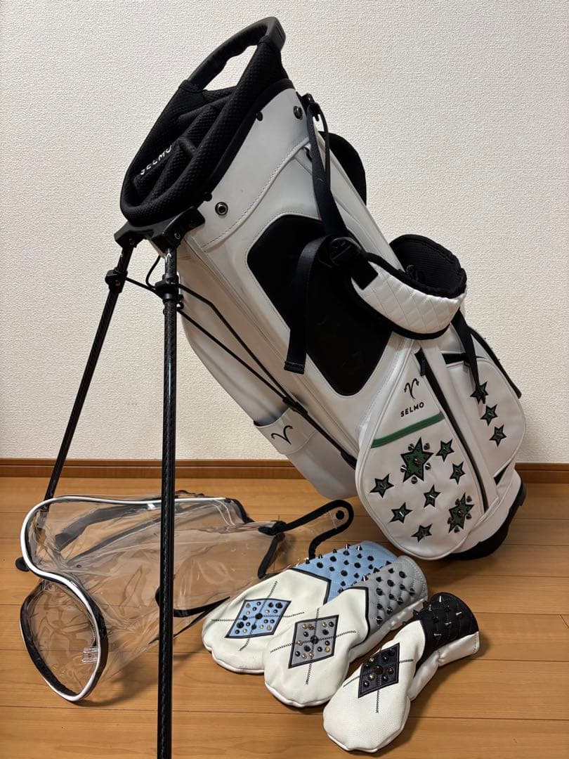 希少！アザスセルモ キャディバック　世界限定30本SELMO スタッズ グリーン