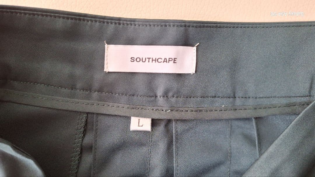 SOUTH CAPE プリーツスカート Lサイズ ダークグリーン
