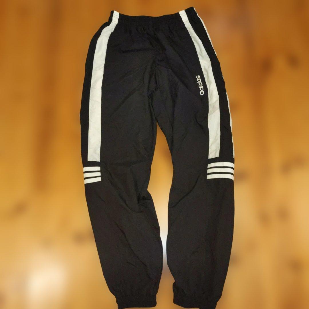 90's adidas ジャージセットアップ 黒/白　アディダス