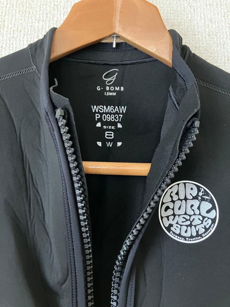 Rip Curl G-Bomb ロングジョンウェットスーツ 1.5mm サイズ8