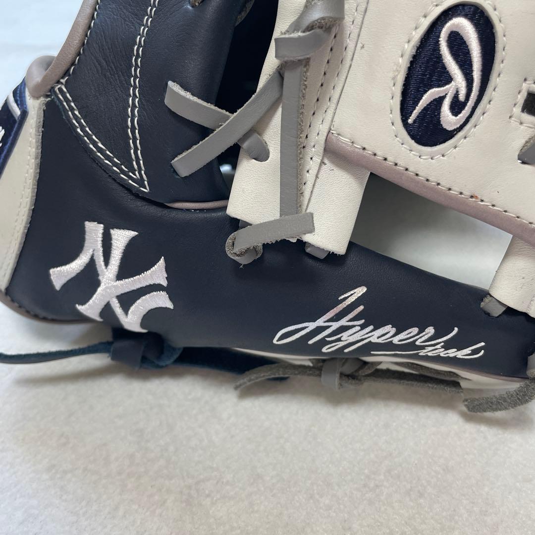 【未使用タグ付き】ローリングス 軟式野球グローブ ニューヨークヤンキース