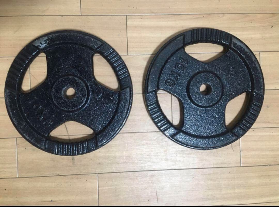 バーベル10kg プレート 2枚 28mm 用