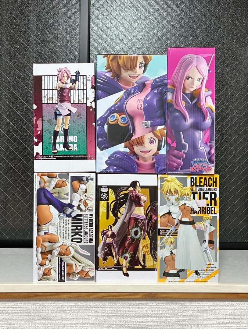 【人気アニメ レディースフィギュア6種6体セット】＊