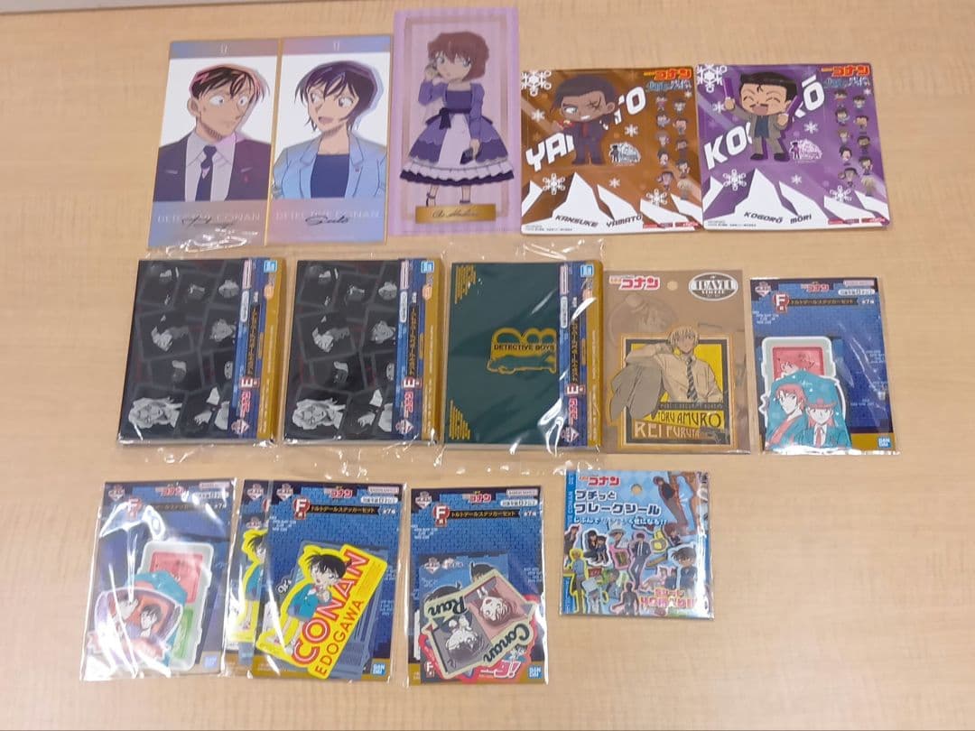 ❶名探偵コナン 色紙 特典 紙類 ステッカー クリアカードなど まとめ売り