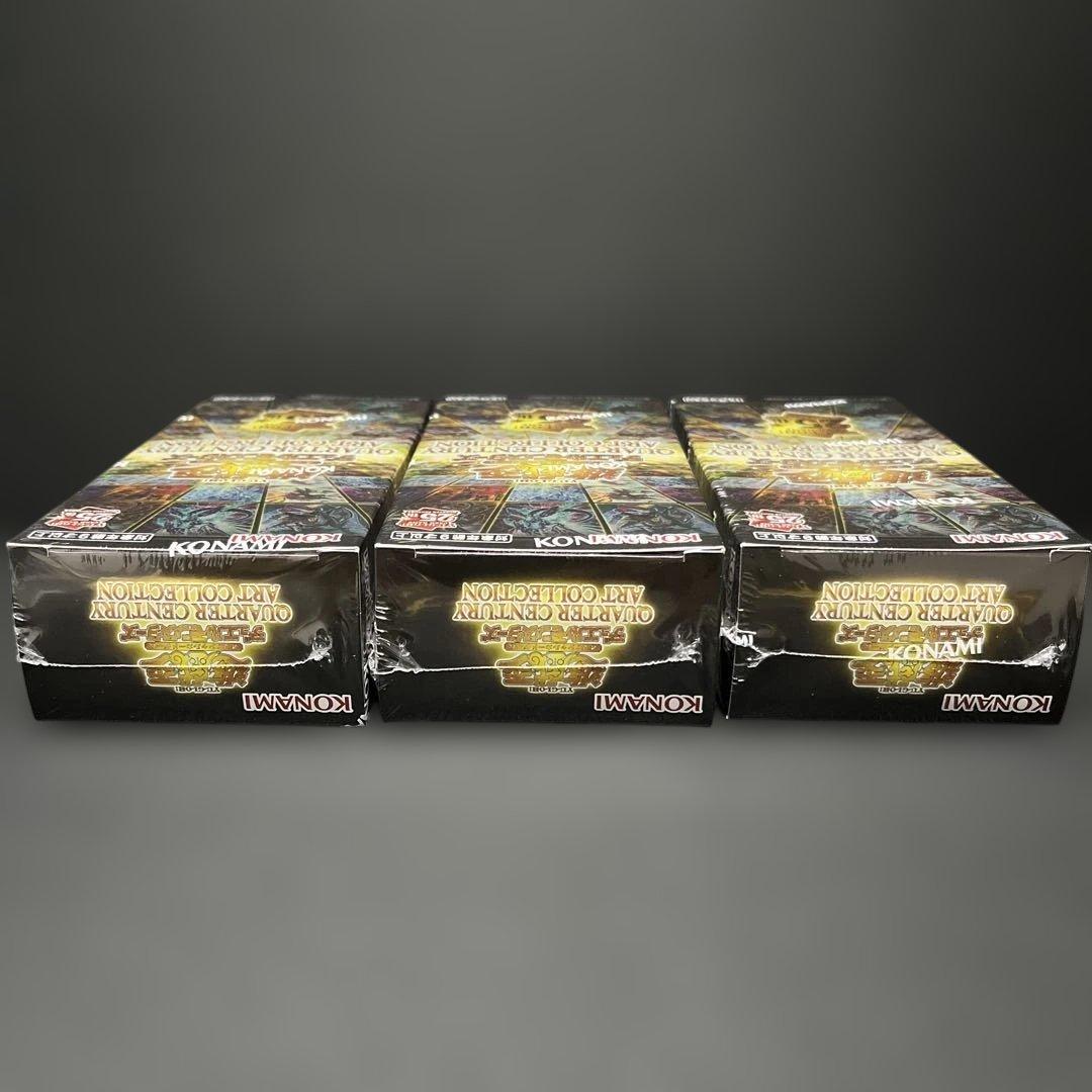 【シュリンク未開封3箱】遊戯王 クォーターセンチュリーアートコレクション