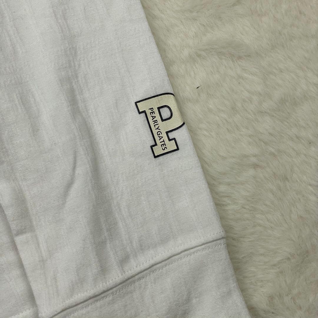 未使用級　PEARLY GATES インナー　ハイネックシャツ ホワイト　春夏
