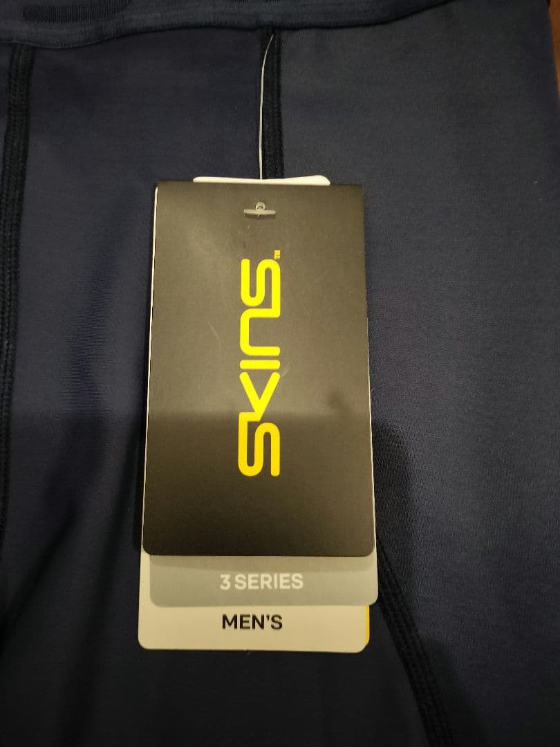 SKINS 3 SERIES メンズ タイツ ネイビー XL